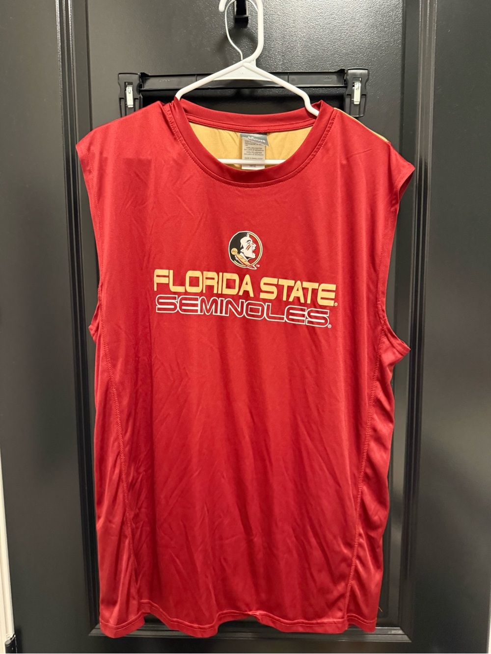 Florida State Seminoles Red Sleeveless Athletic Tee